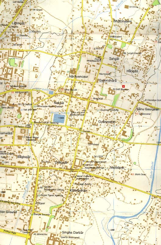 Kathmandu On Map
