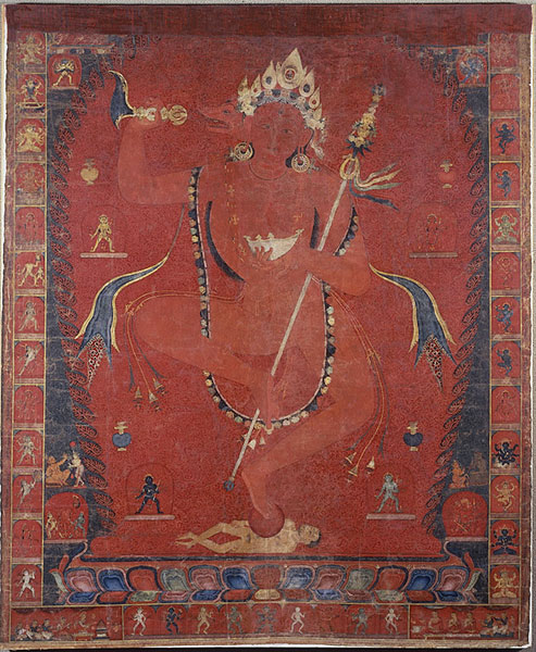 Vajravarahi painting after 2001 restoration, as it appears today