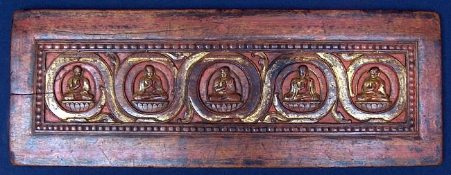 Bookcover with five monks