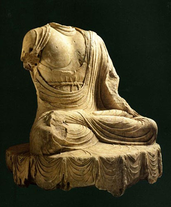 Seated torso of Buddha