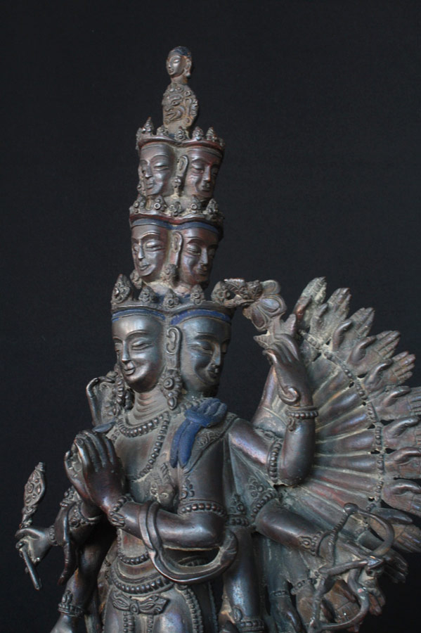 Eleven headed thousand armed Avalokitesvara