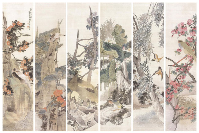 Ren Xun. <em>The Scent of Flowers and Singing of Birds</em>