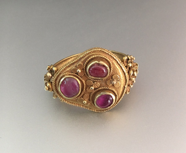 A Gold And Ruby Ring