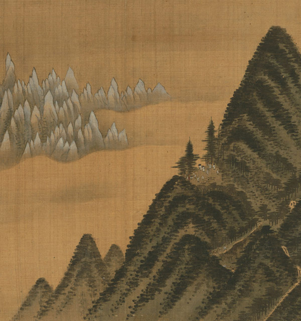 Jeong Seon (Korean, 1676–1759): Mount Geumgang Viewed from Danbal Ridge