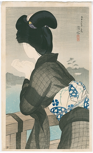 Shinsui (1898 - 1972). Evening Cool