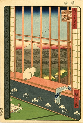 Utagawa Hiroshige (1797-1858). Asakusa Ricefields and Torinomachi Festival