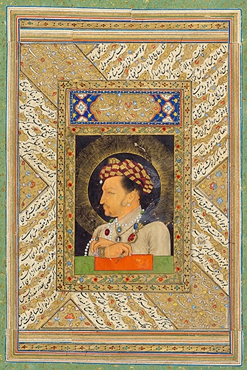 Jharoka Portrait of the Mughal Emperor Jahangir