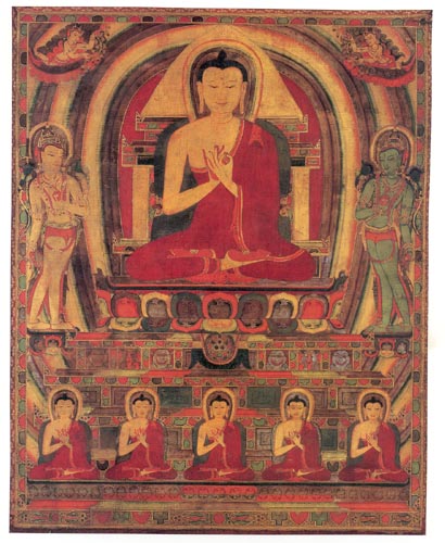  Buddha with Five Tathagatas