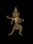 Wrathful Tantric deity, possibly wrathful form of Manjusri incorporating of Vajrahumkara 
