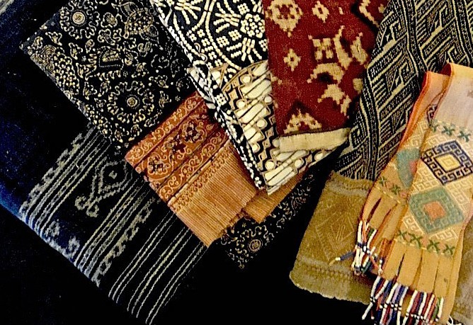 Various Indonesian textiles (and one Laotian)
