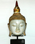 Marble Buddha head