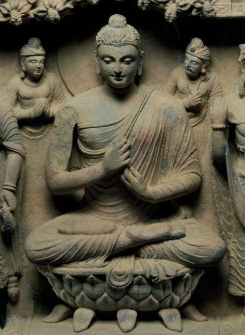 Buddha Sakyamuni with Bodhisattvas