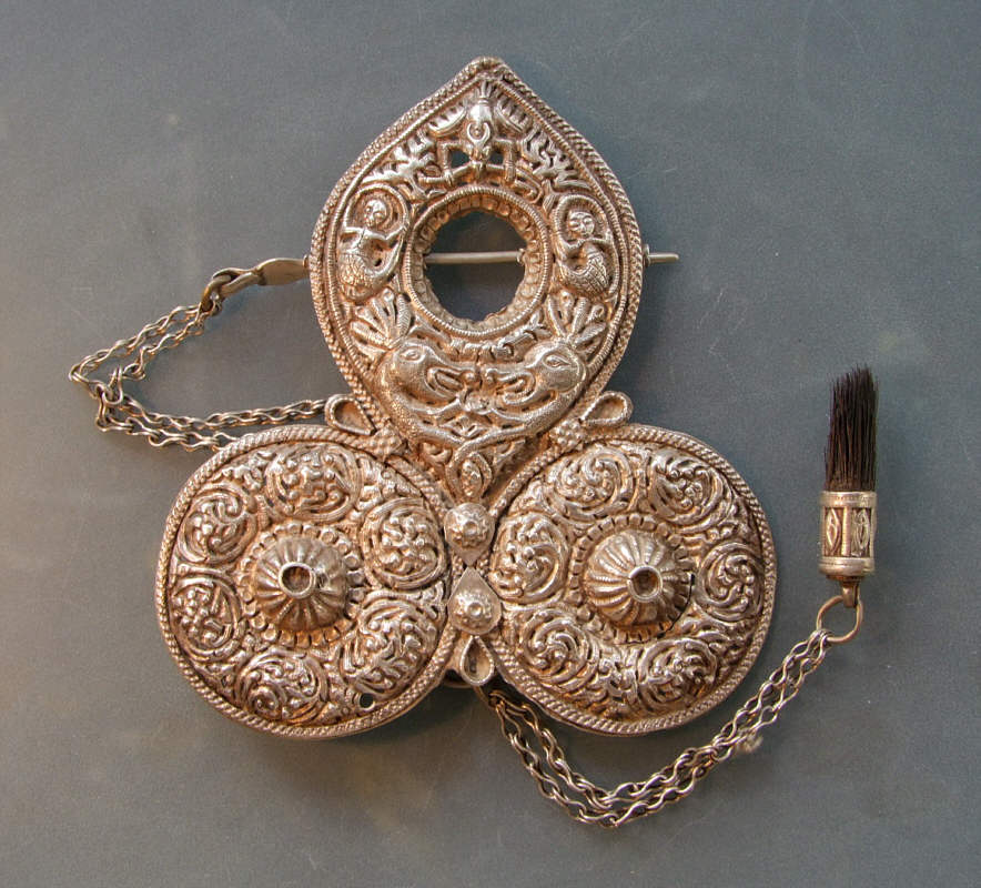 Silver Shawl Fibula from Spiti