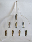 Set of eight Buddhas