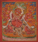 Thangka depicting Heyagriva