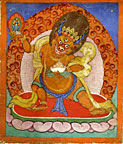 Miniature thangka