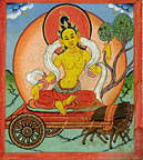 Miniature thangka