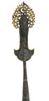 Staff finial