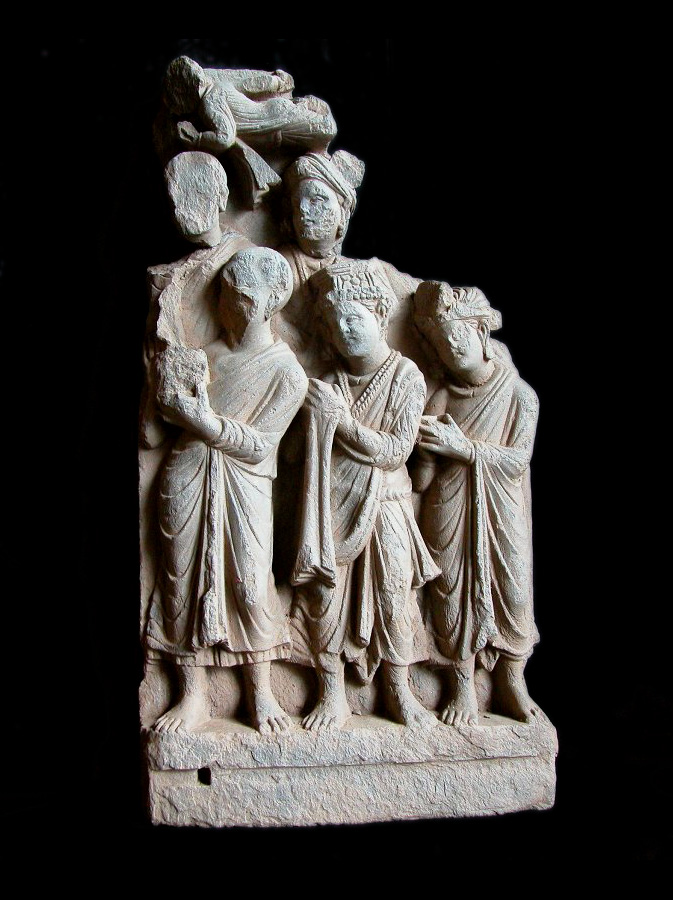 Gandhara Grey Schist Frieze