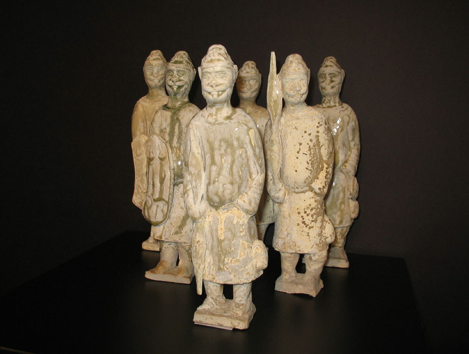 A group of six soldiers
