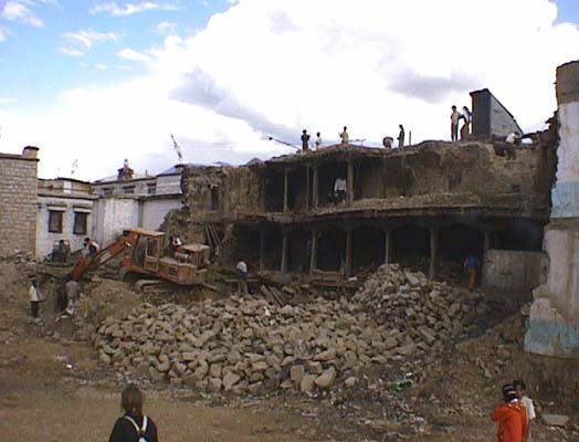 Demolition of the Tramsikhang