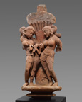 Two Apsaras Penning a Love Letter