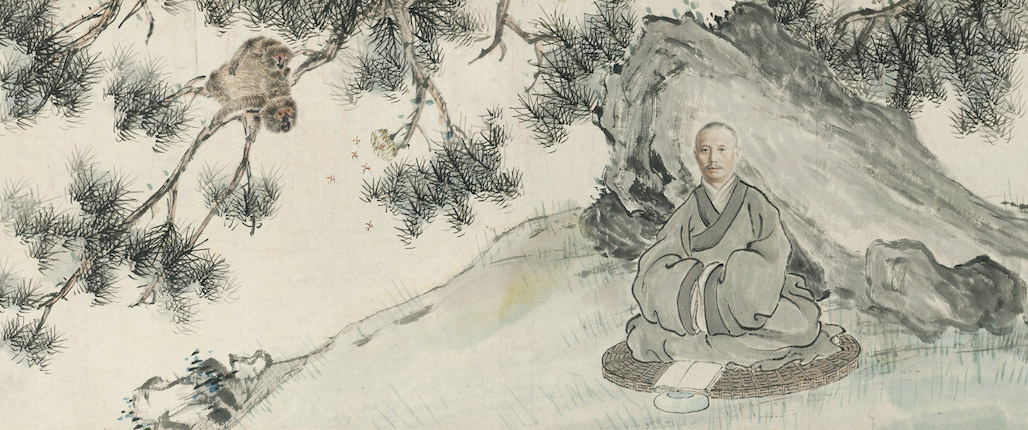Detail: Sharing Karma with the Buddha (Portrait of Xugu)