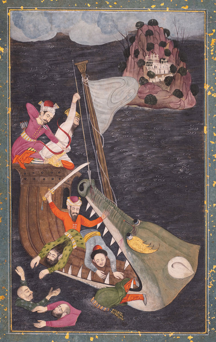Hamza and His Men Attacked by a Sea Creature