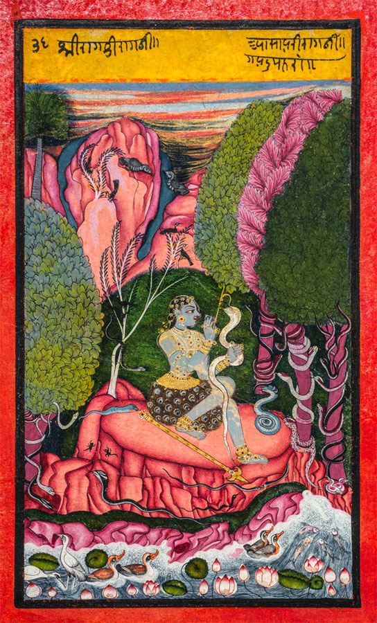 Asavari Ragini, Folio from a Ragamala series