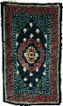 19th century Double Dorje saddle-top rug