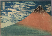 The Red Fuji, from the series Fugaku Sanjurokkei