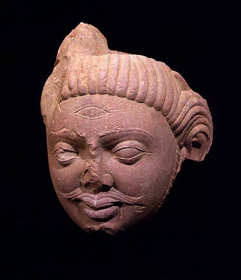 Kushan Shiva head