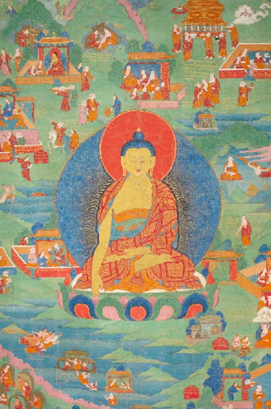 Buddha with avadana episodes