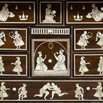 Cabinet with Ivory Inlay