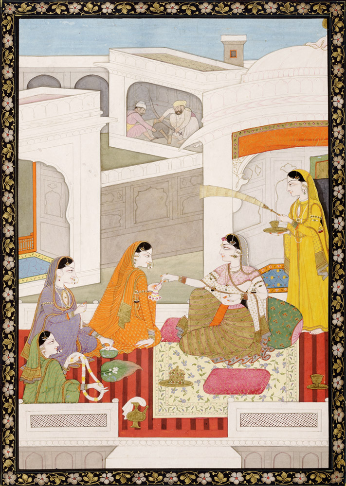 Illustration to a Ragamala series: Tilangi Ragini