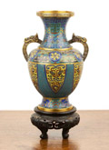 Chinese cloisonne vase, late 18th century
