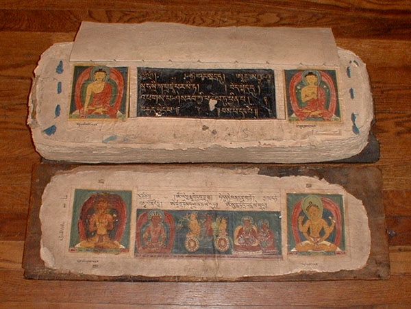 Tibet manuscript of the Pranjnaparamita sutra in 8000 verses