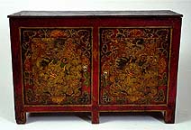 Large Painted Cabinet