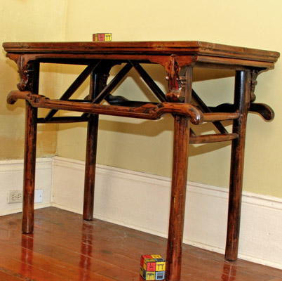 Military Campaign Table with Folding Legs
