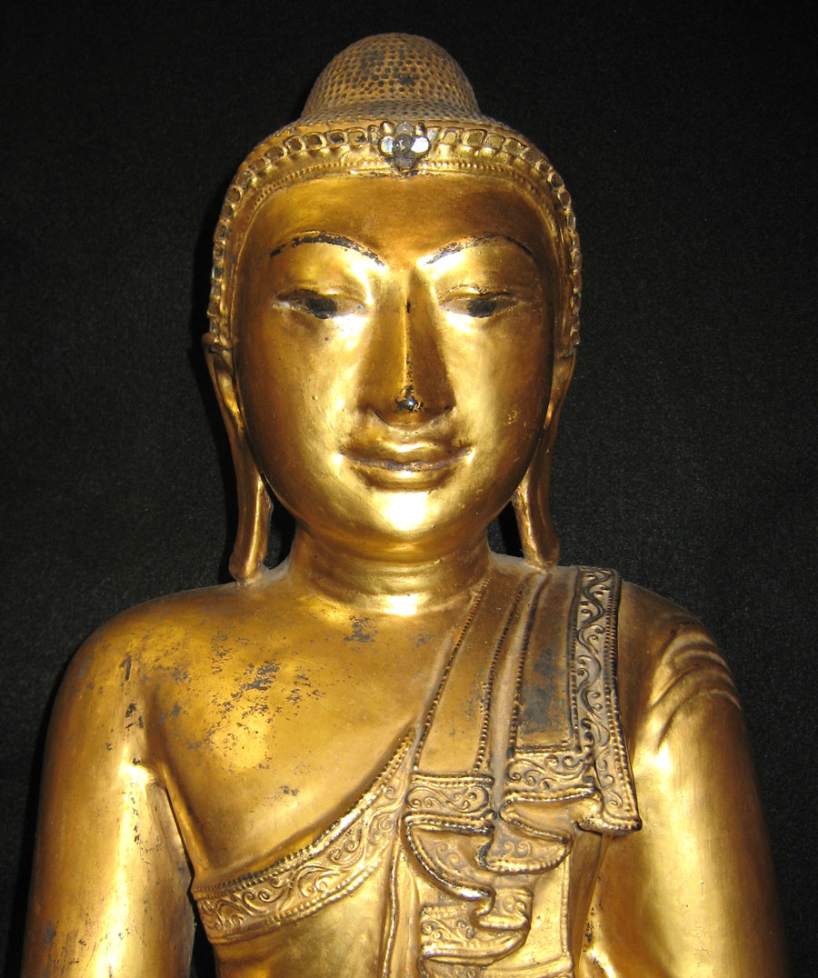 Dry lacquer Sakyamuni Buddha