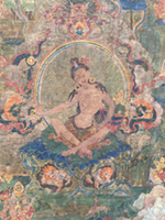 The Seventh Dalai Lama, Kalsang Gyatso, in Mahasiddha Appearance