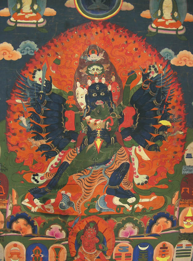 Thangka: Vajrakila (Dorje Phurba)